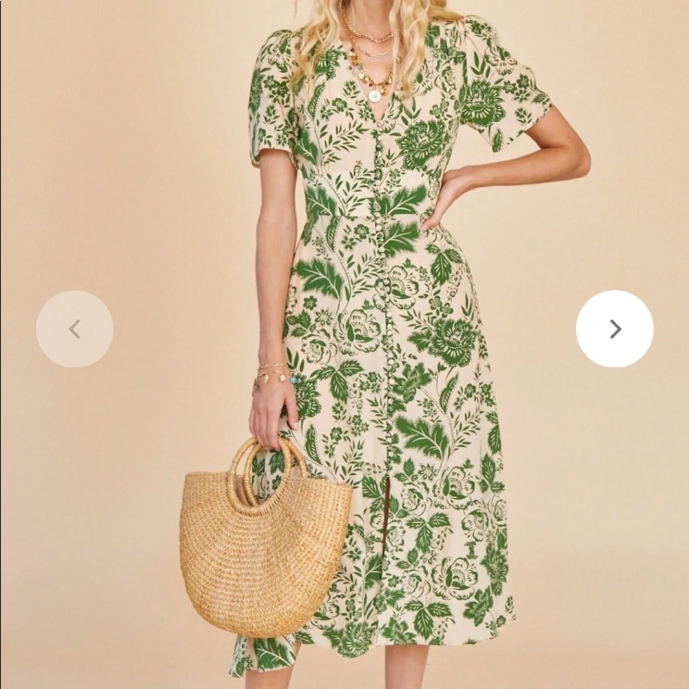 Hunter bell silk dress